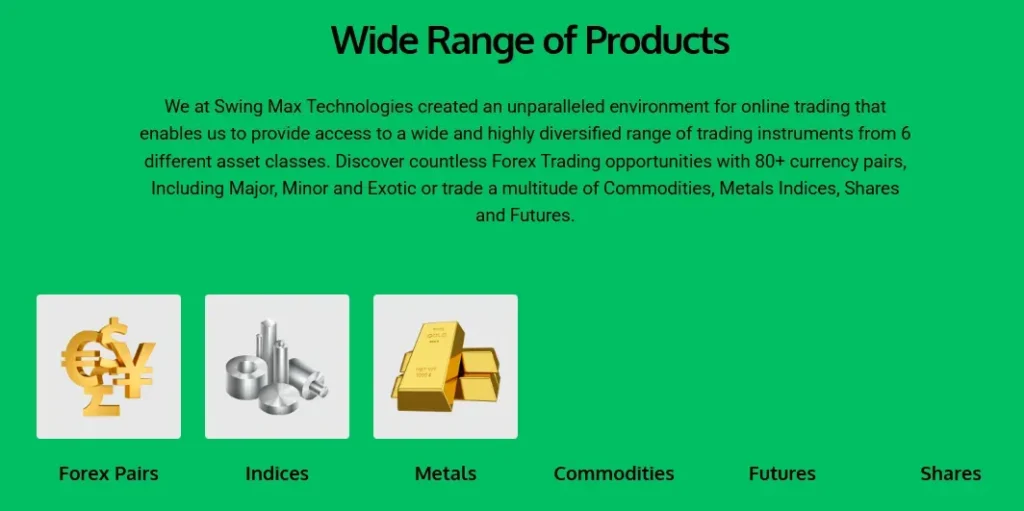 Swing Max Technologies 1 ekran