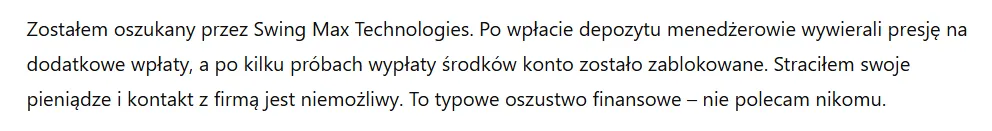 Swing Max Technologies 3 ekran