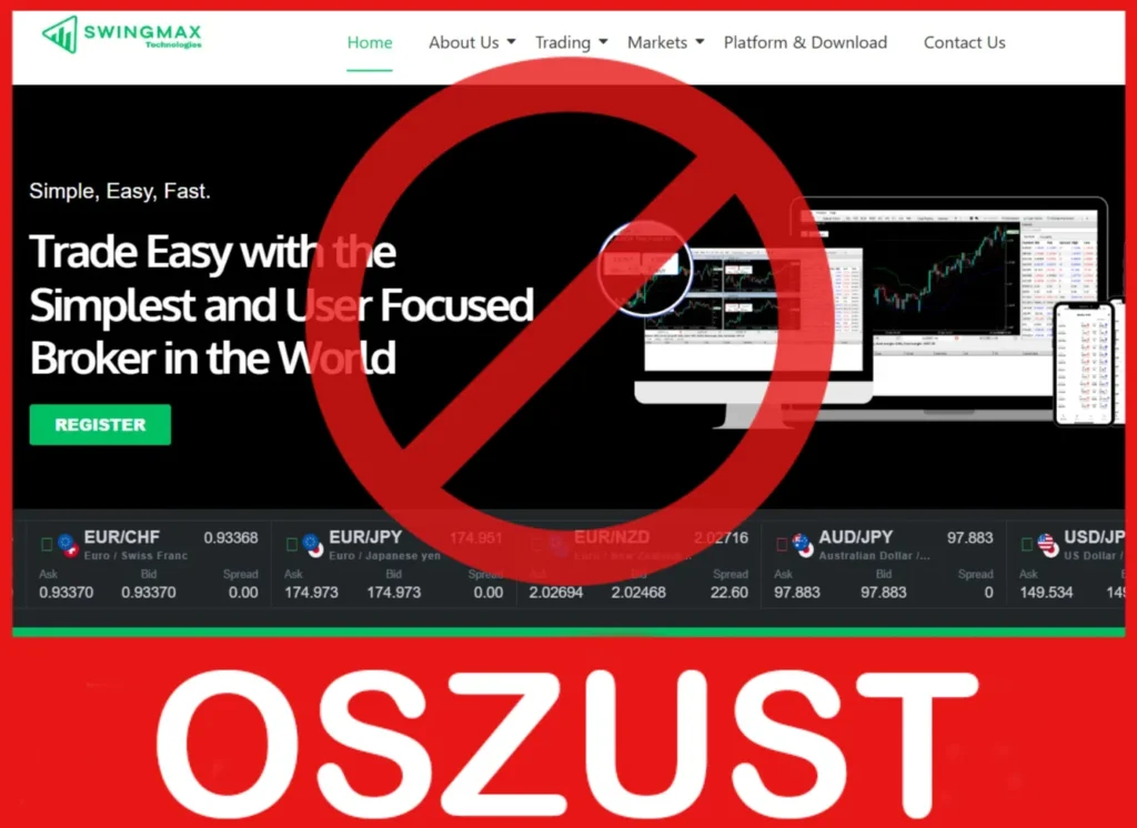 Swing Max Technologies twarz ekran