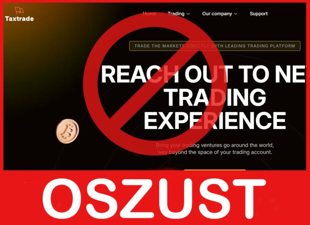 TaxTrade twarz ekran