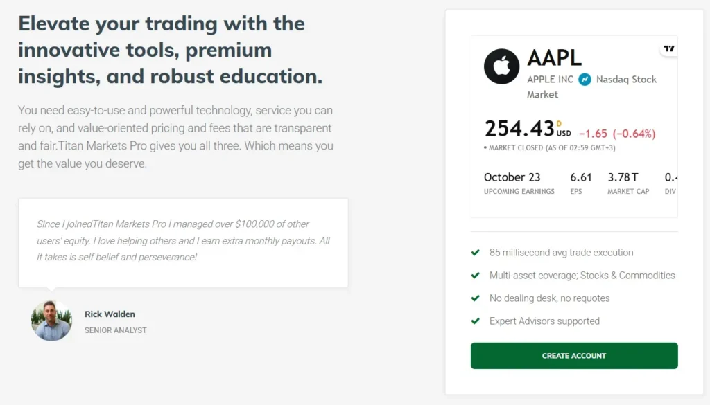 Titan Markets 2 ekran