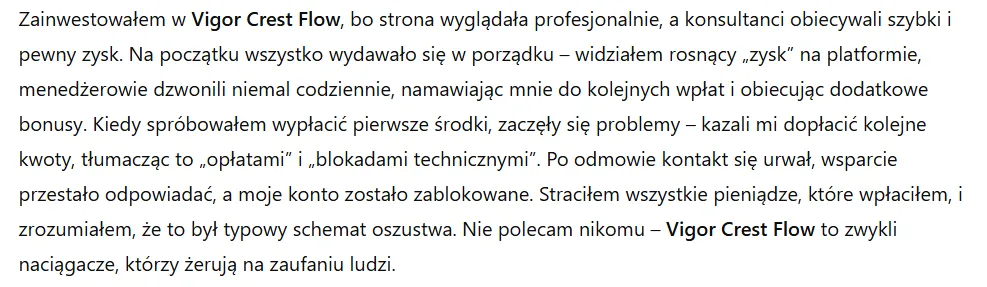 Vigor Crest Flow 3 ekran