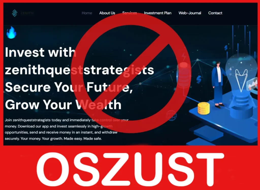 Zenith Quest Strategists twarz ekran