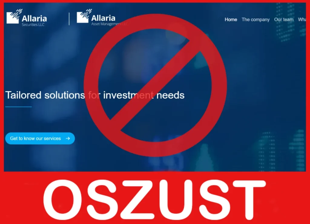 Allaria Securities przód ekran