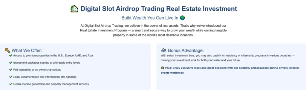 Digital Slot Airdrop Trading 1 ekran