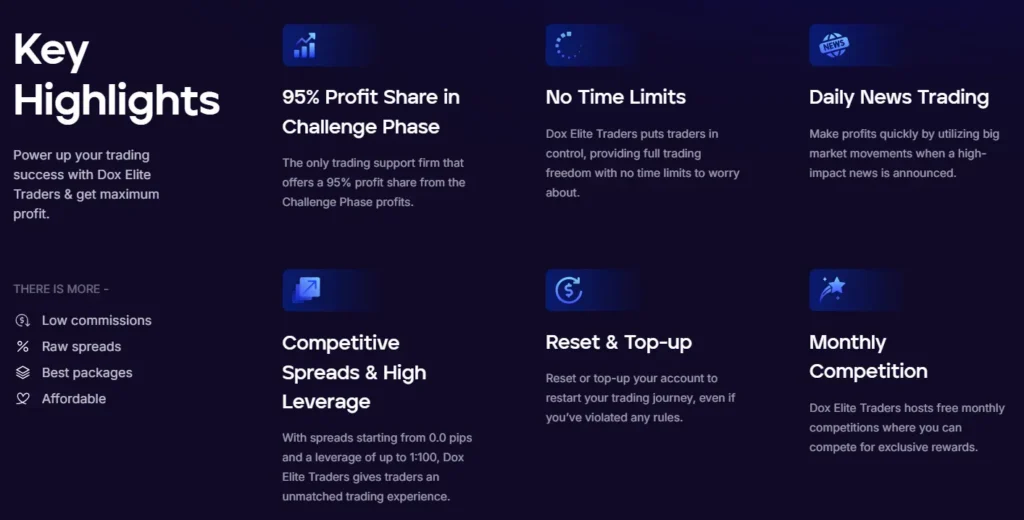 Dox Elite Traders 1 ekran