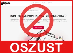 GBPXO przód ekran