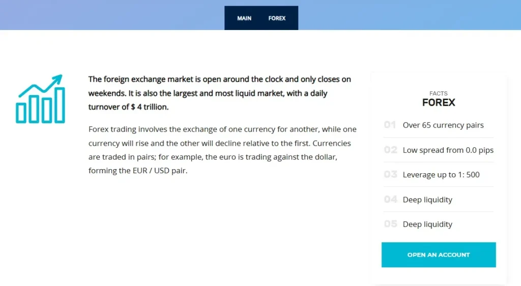 iTrader Global 1 ekran