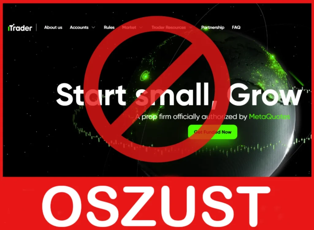 iTrader Global twarz ekran