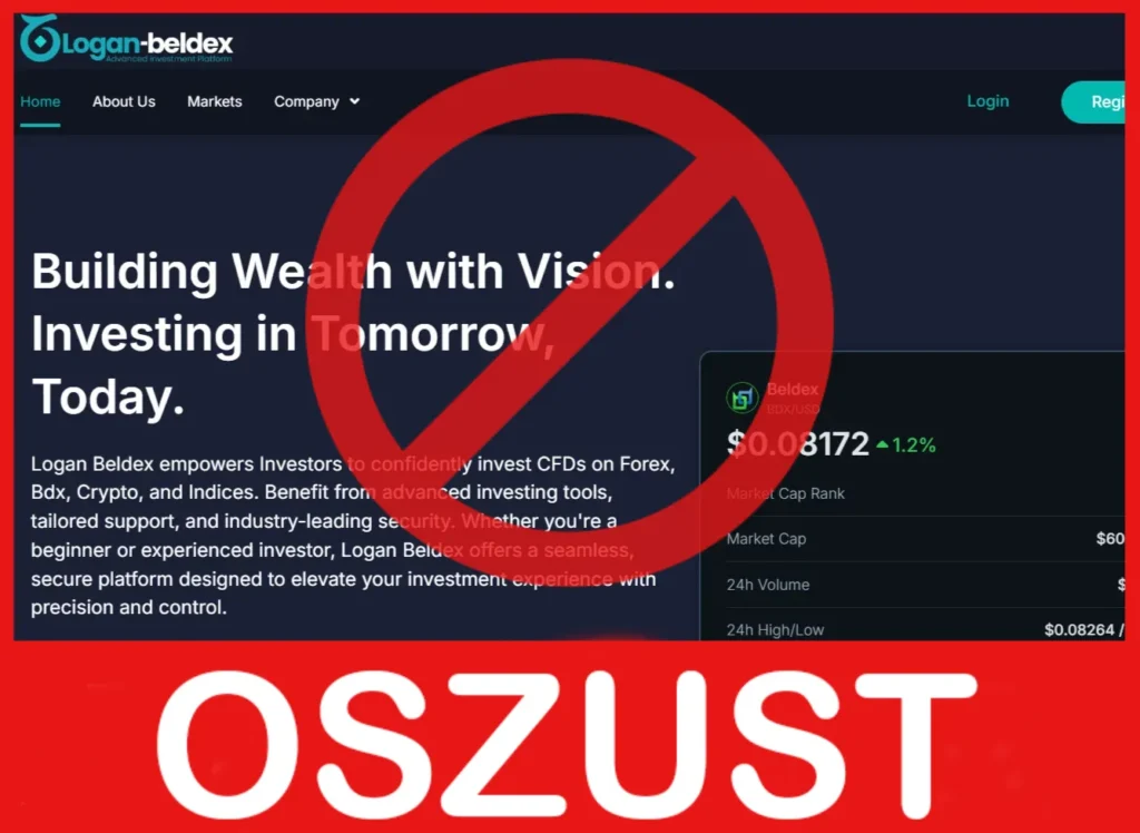 Logan Beldex przód ekran