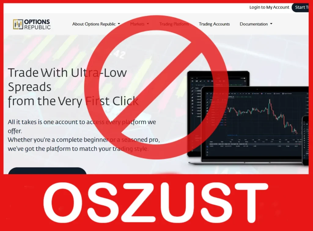 Options Republic twarz ekran