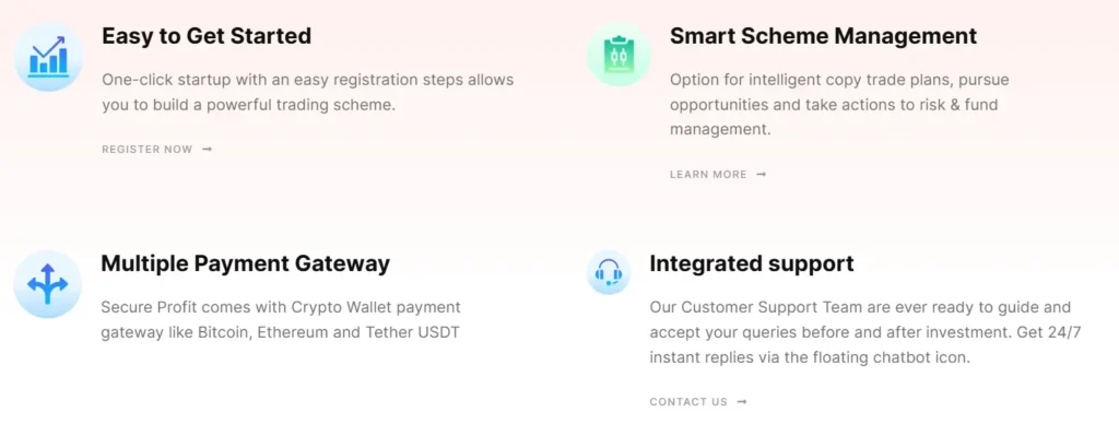 Secure Profit 1 ekran