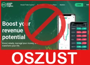 Simple Trade Cryptos twarz ekran