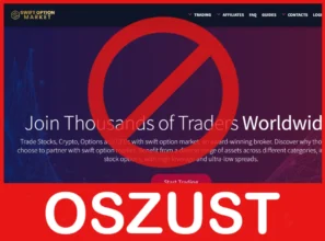 Swift Option Market przód ekran