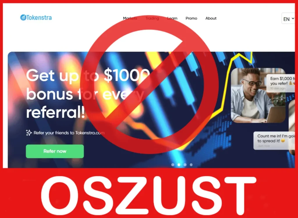 Tokenstra twarz ekran