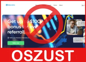 Tokenstra twarz ekran