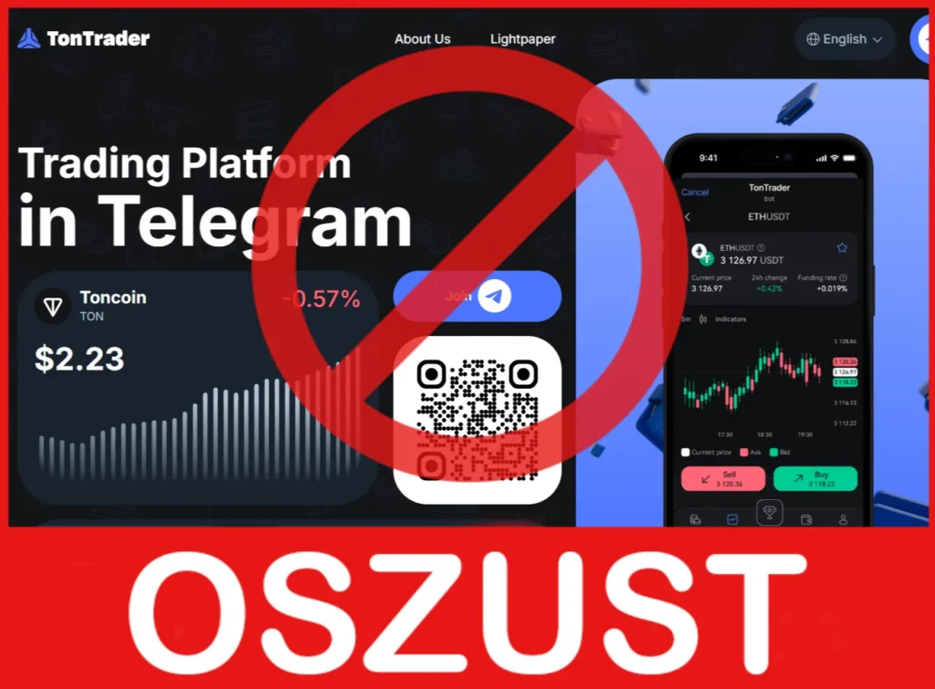 TonTrader przód ekran