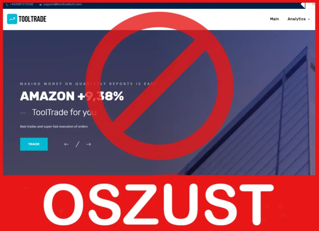 Tool Trade twarz ekran