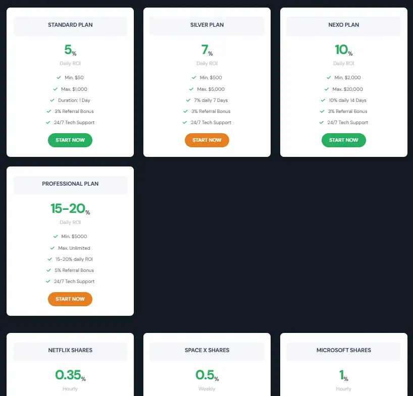TradeMaxFlux 2 ekran