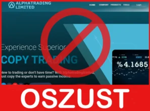 Alphatrading Limited przód ekran