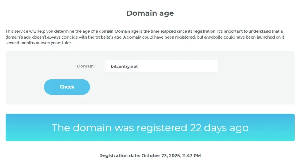 BitSentry 1 скрин