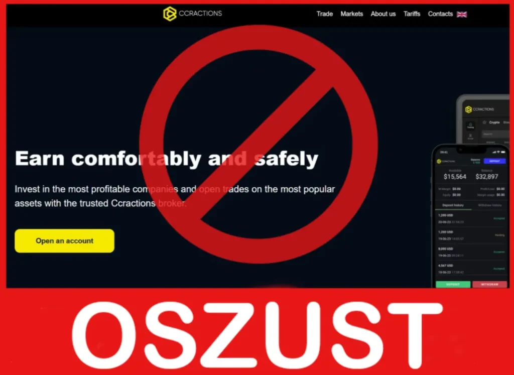 Ccractions przód ekran