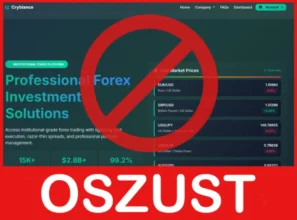 Crybiance przód ekran