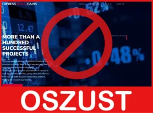 Expressignalgains przód ekran