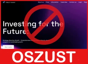 Fidelity Invest przód ekran