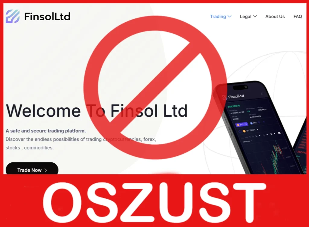 Finsol Ltd przód ekran