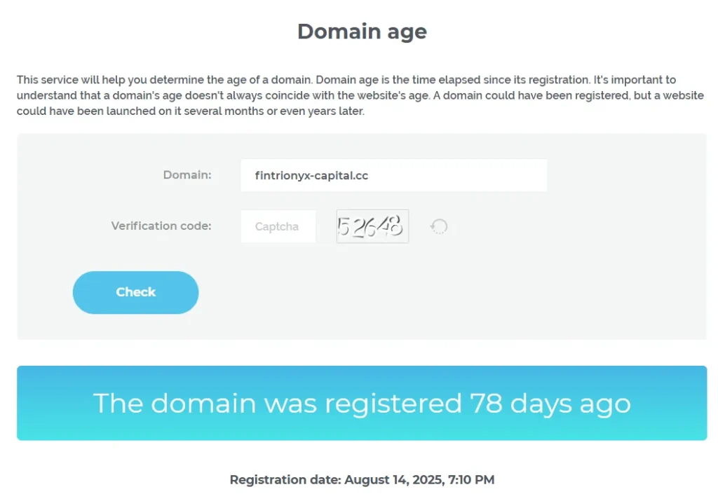 Fintrionyx Capital 1 ekran