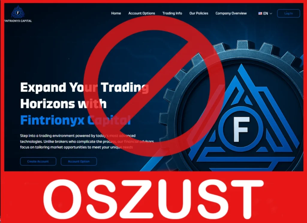 Fintrionyx Capital przód ekran