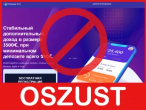 Fintuxis Pro przód ekran