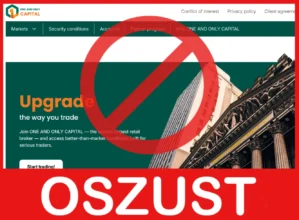 One And Only Capital przód ekran