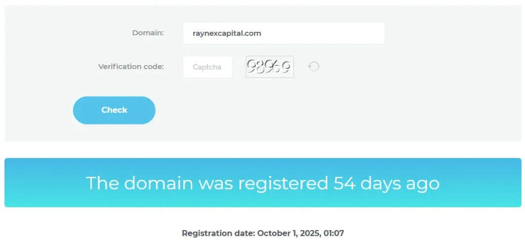 Raynex Capital 1 ekran