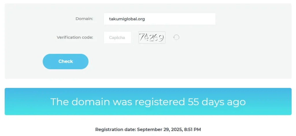 Takumi Global 1 ekran