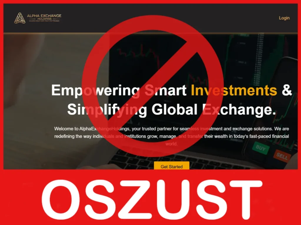 Alpha Exchange Holdings twarz ekran