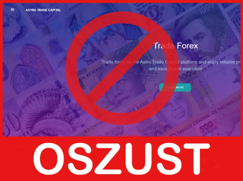 Astro Trade Capital twarz ekran