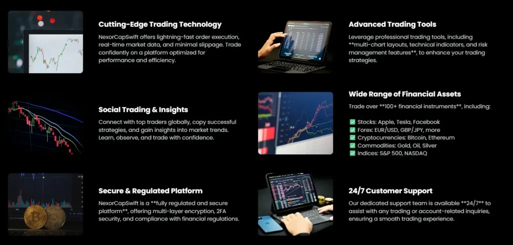 NexorCapSwift 1 ekran
