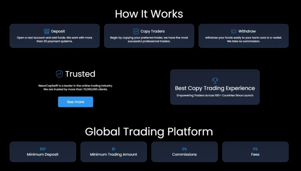 NexorCapSwift 2 ekran