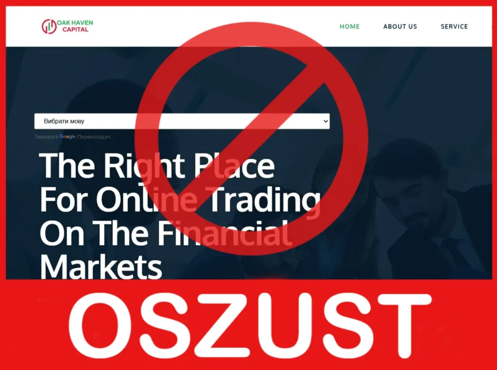 Oak Haven Capital twarz ekran