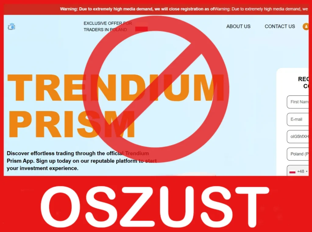 Trendium Prism twarz ekran